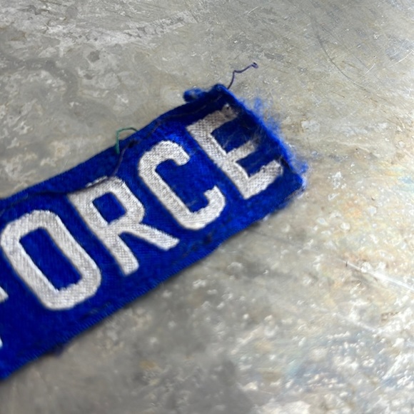 U.S. AIR FORCE blue tape patch, vintage - Picture 9 of 12